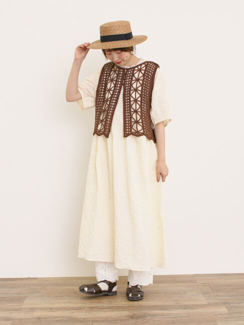 Samansa Mos2「テープベスト」|ダウンベスト・ベスト|