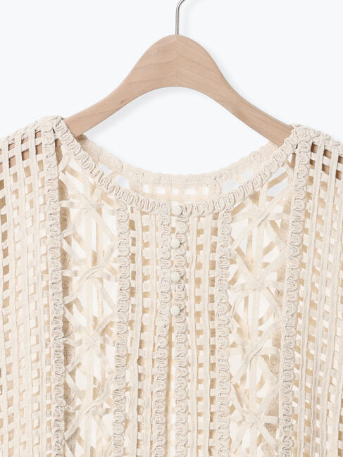 Samansa Mos2「テープベスト」|ダウンベスト・ベスト|