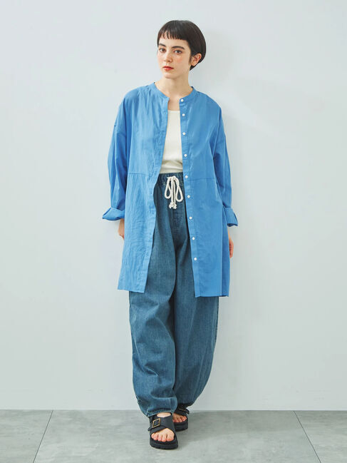 SM2「シアーバンドカラーシャツ」|シャツ・ブラウス|