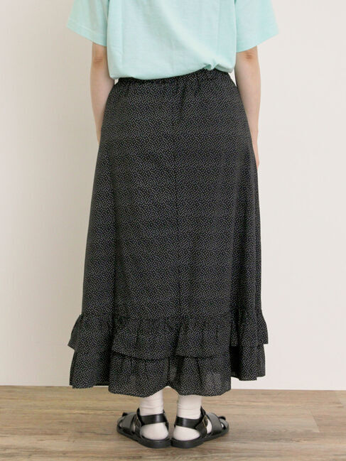 Samansa Mos2「柄アソート裾ティアードスカート」|スカート|