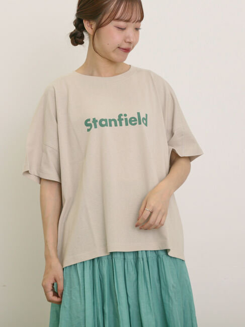 Samansa Mos2「ロゴアソートプリントゆるTシャツ」|Tシャツ・カットソー|