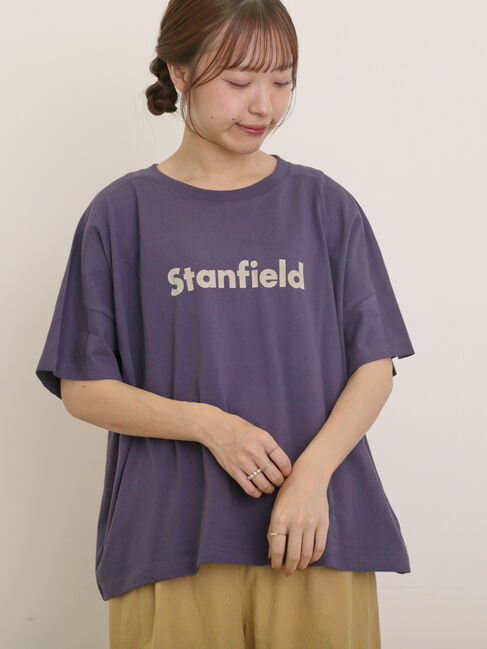 Samansa Mos2「ロゴアソートプリントゆるTシャツ」|Tシャツ・カットソー|