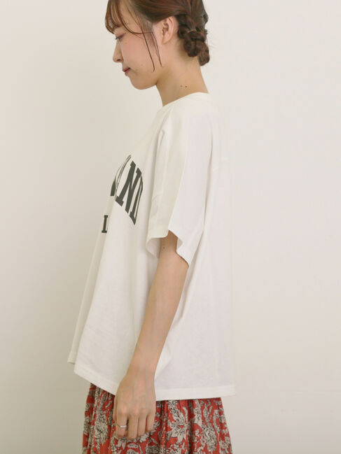 Samansa Mos2「ロゴアソートプリントゆるTシャツ」|Tシャツ・カットソー|