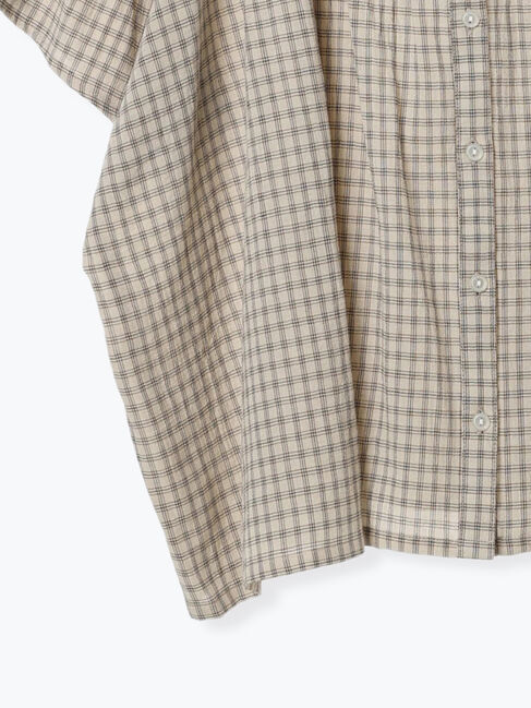 Samansa Mos2「フリル切替ブラウス」|シャツ・ブラウス|