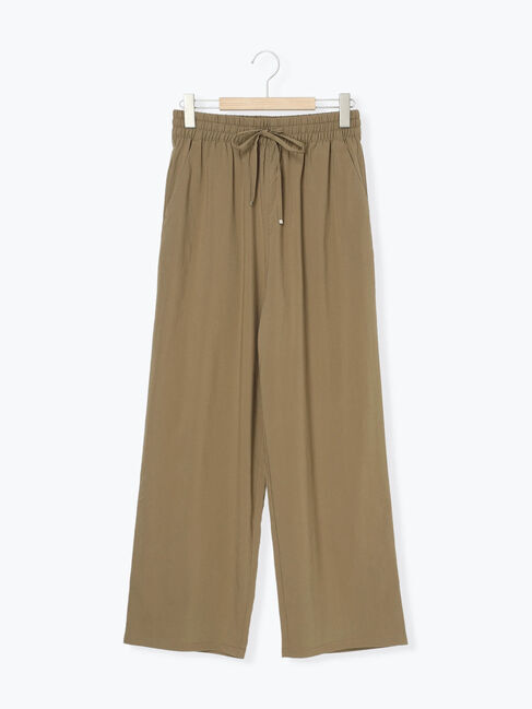 Samansa Mos2 blue「【接触冷感】ワイドイージーパンツ」|その他|