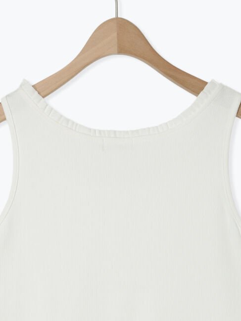 SM2「テレコ襟フリルタンクトップ」|Tシャツ・カットソー|