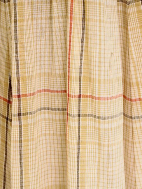 Samansa Mos2「インドボイルチェック柄ギャザースカート」|スカート|