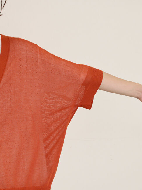 Samansa Mos2「【マシンウォッシャブル】ドルマンスリーブVネックカーディガン」|カーディガン|