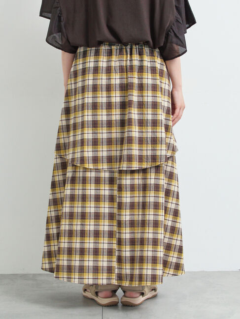 SM2「シャツ巻き風チェックスカート」|スカート|