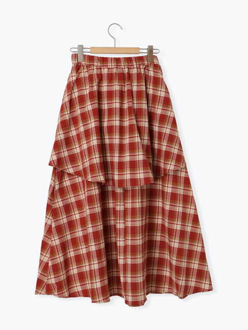 SM2「シャツ巻き風チェックスカート」|スカート|