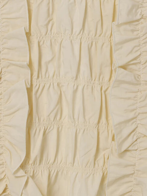 Samansa Mos2「シャーリングフリルベスト」|ダウンベスト・ベスト|