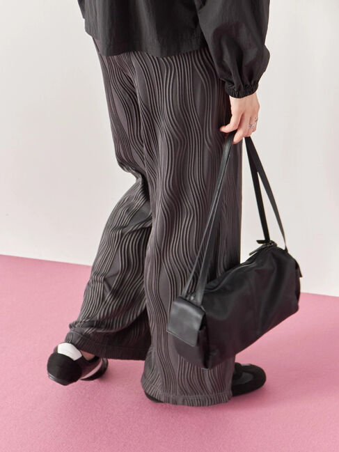 Samansa Mos2 blue「ウェーブカットパンツ」|その他|