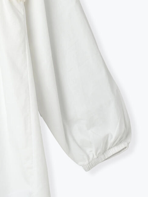 Samansa Mos2「花柄ニット+布帛切替チュニック」|ニット・セーター|