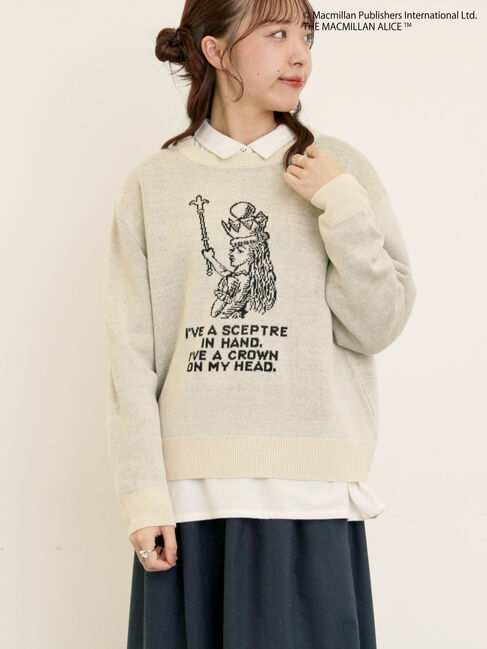 Samansa Mos2「【Alice&times;Samansa Mos2】ジャカードニット」|ニット・セーター|