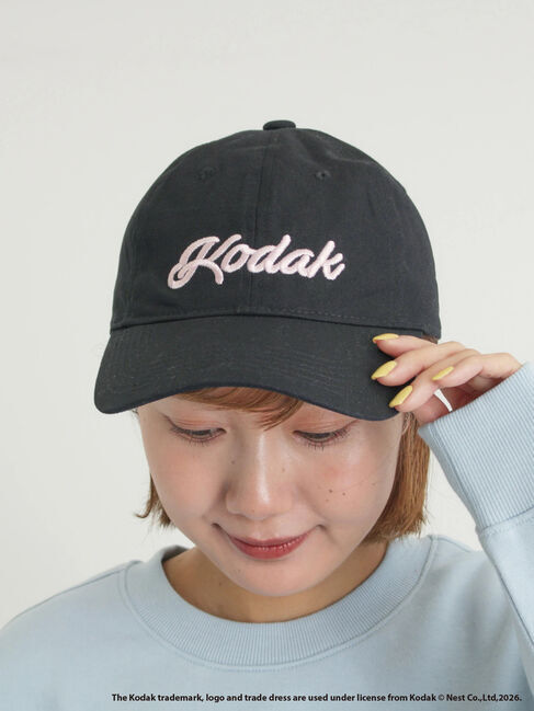 SM2「【KODAK】ロゴ刺繍キャップ」|その他|ブラック