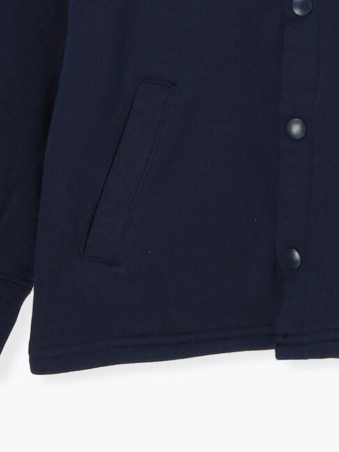 Samansa Mos2 Lagom「ナマケモノ刺繍ミニ裏毛カーディガン」|カーディガン|