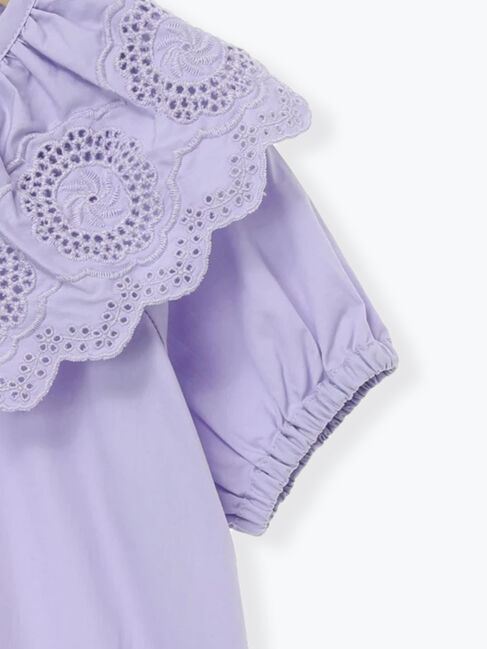 Samansa Mos2 Lagom「スカラップレース襟付きワンピース」|ワンピース|