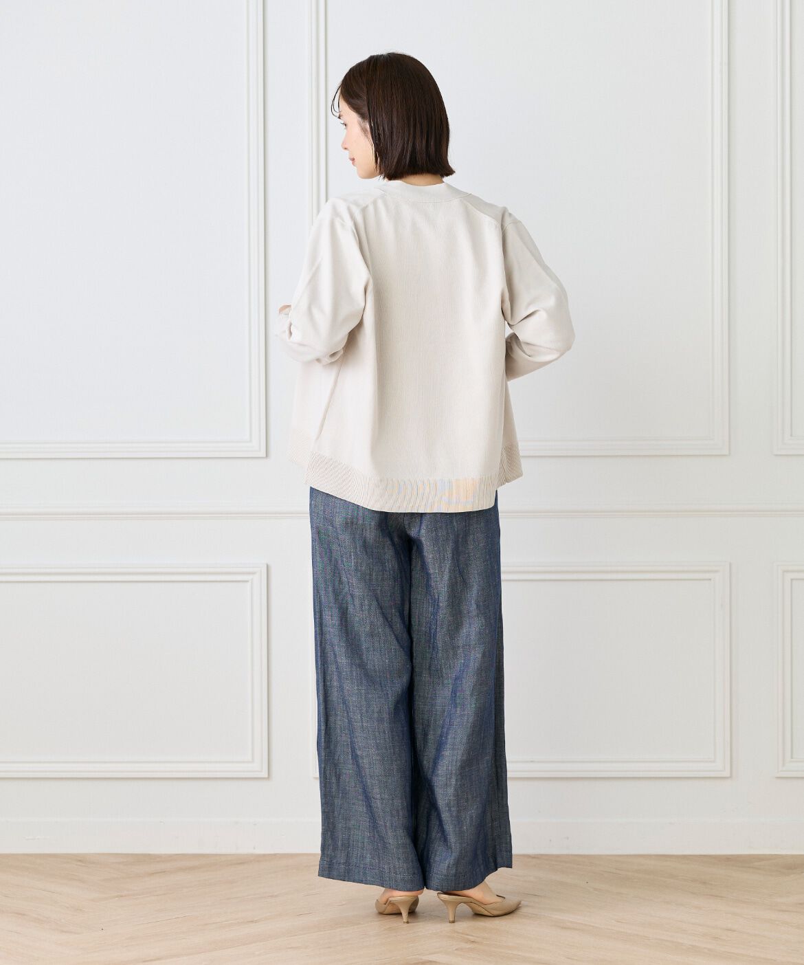 Le Souk「Vネックカーディガン」|カーディガン|