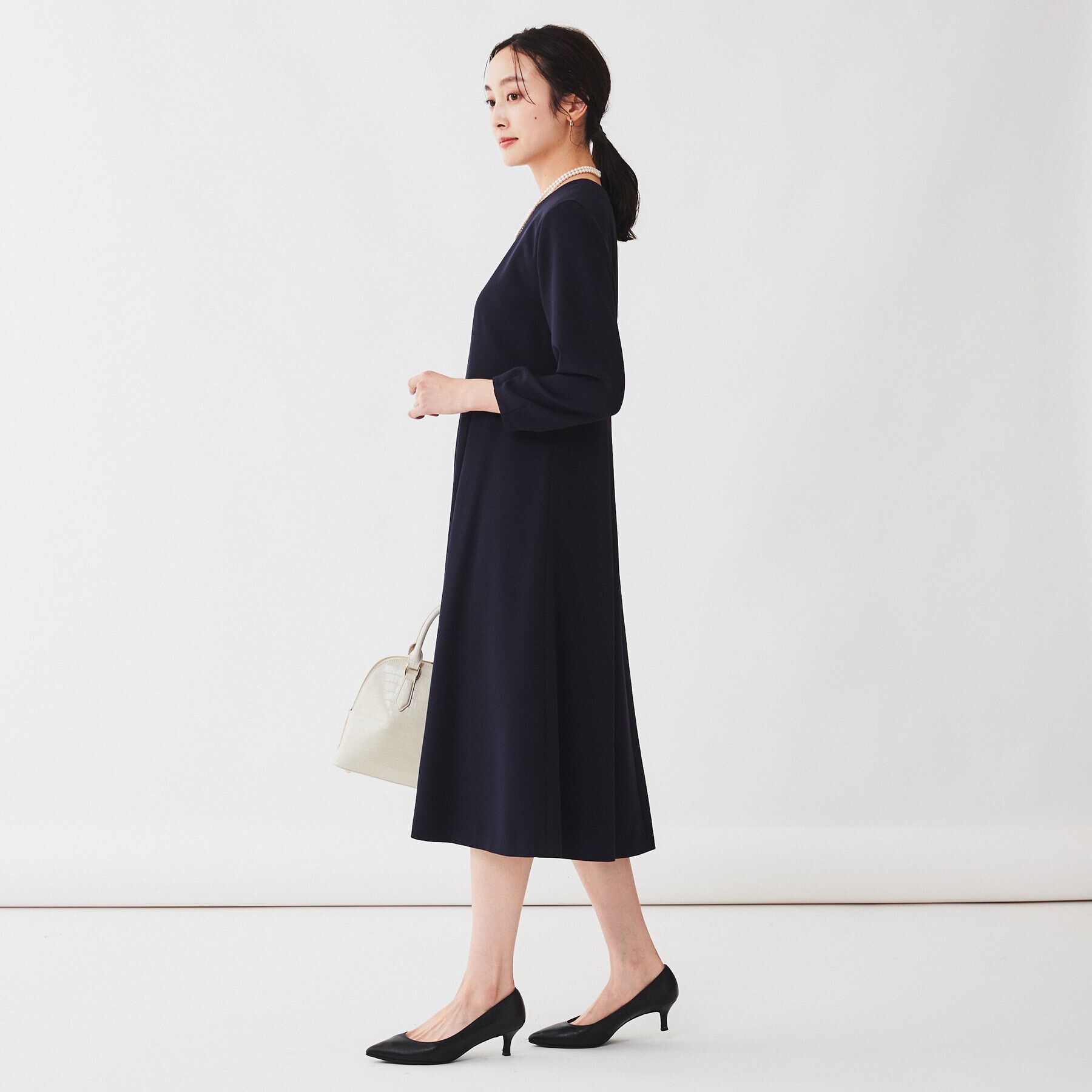 UNTITLED「【通勤】フレアワンピース」|ワンピース|