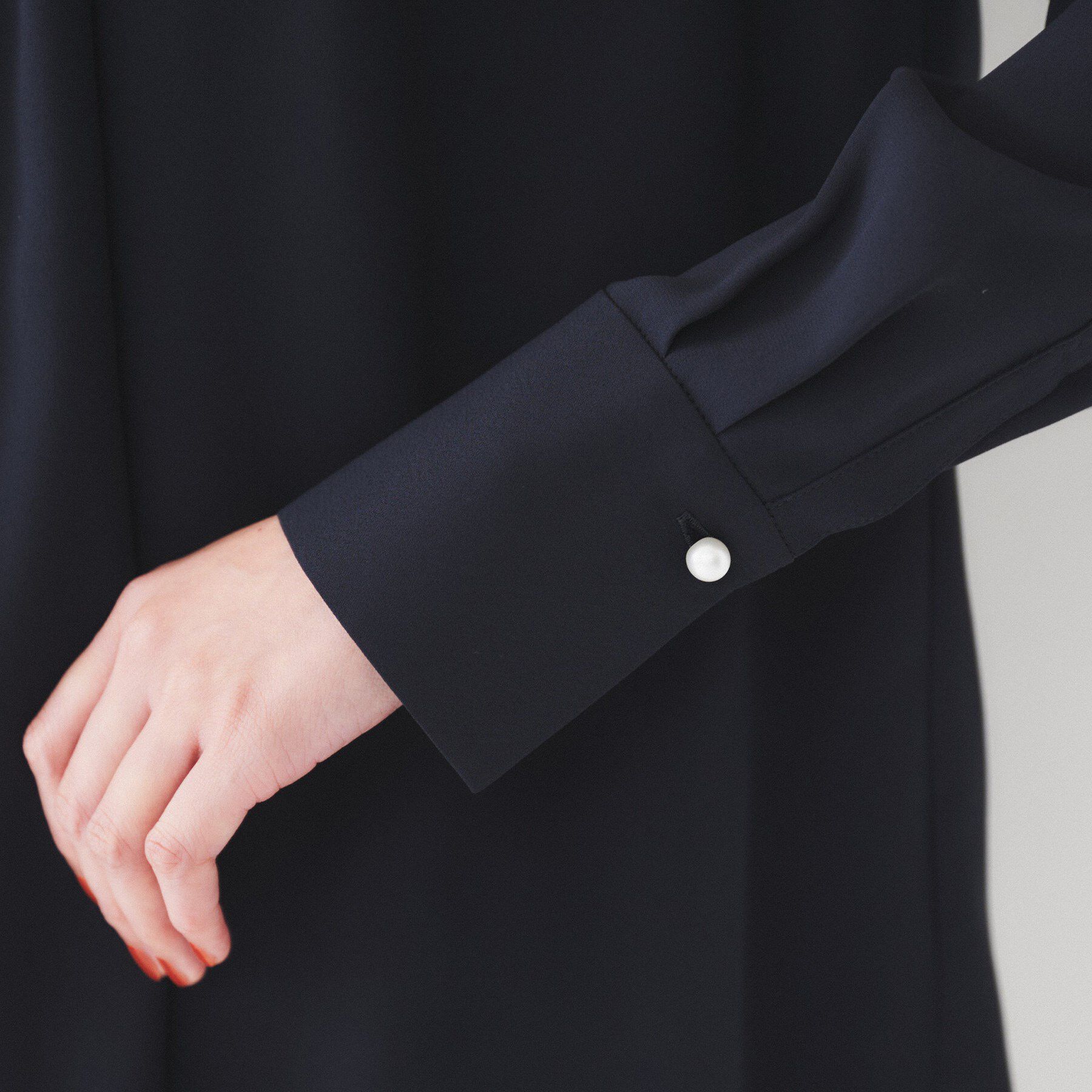 UNTITLED「【通勤】ジョーゼット タックブラウス」|シャツ・ブラウス|