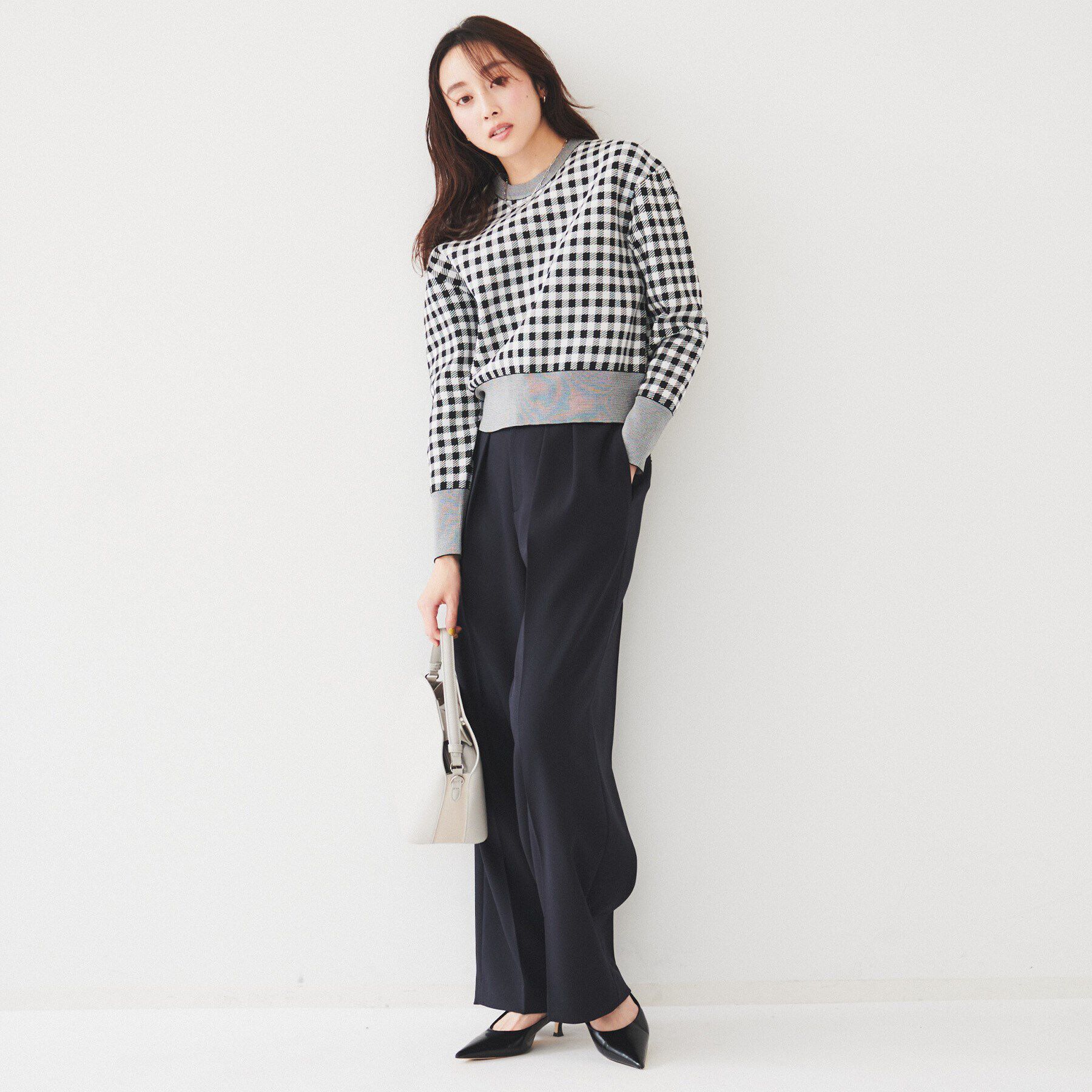 UNTITLED「【セットアップ可能】スポンディッシュプルオーバー」|ニット・セーター|