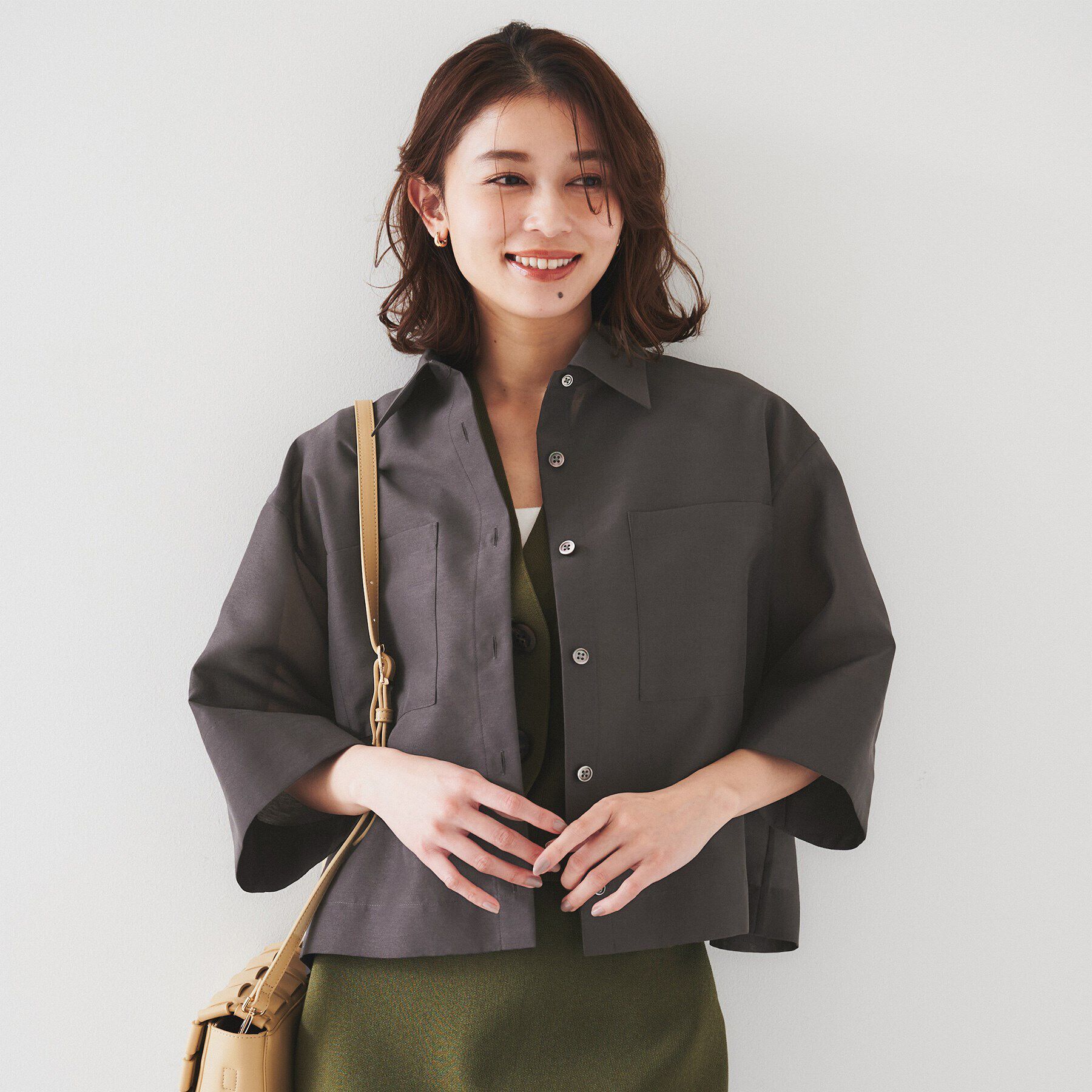 UNTITLED「【セットアップ可能】オーガンジーボクシーシャツ」|シャツ・ブラウス|