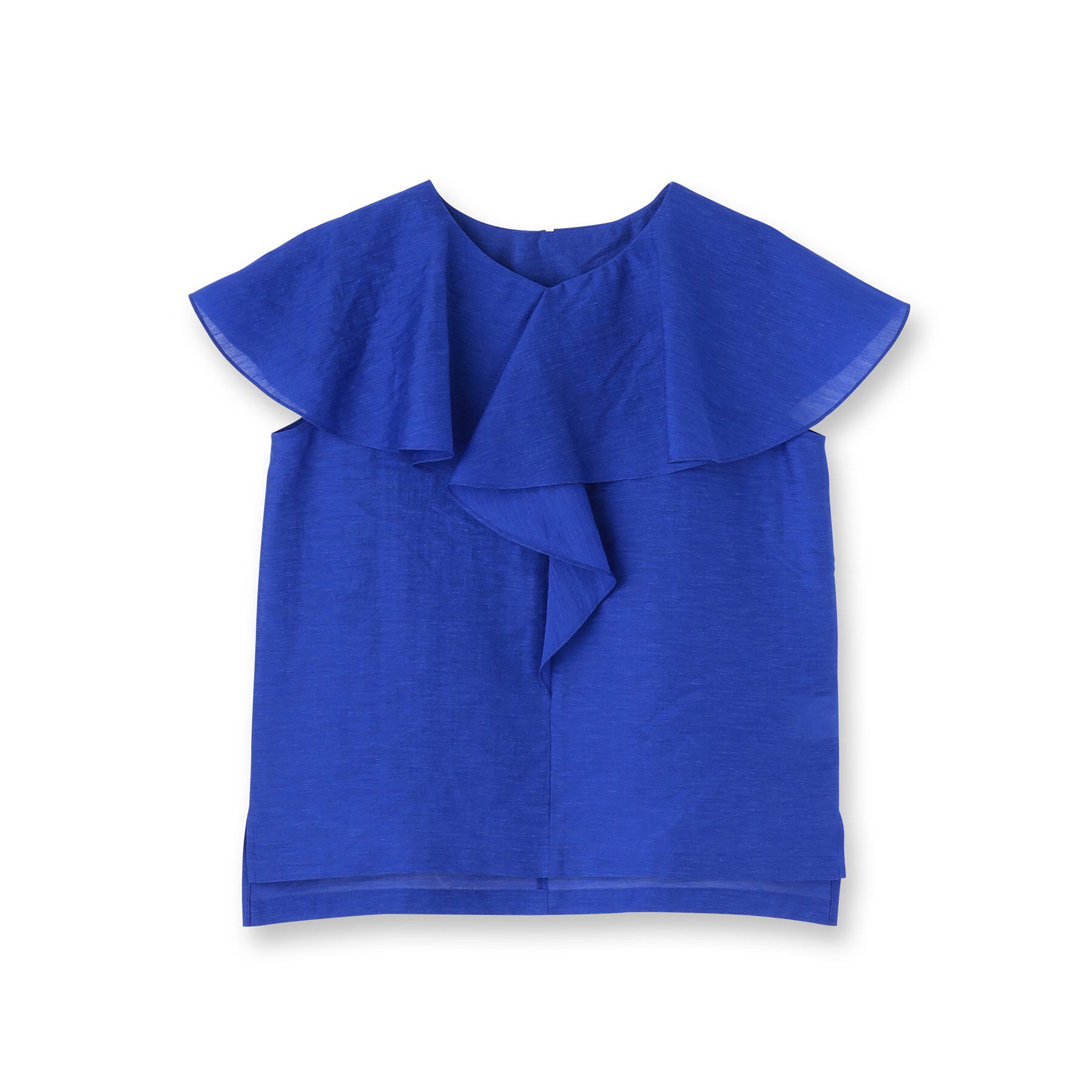 UNTITLED「【きれいめ/洗える/フリル】ラッフルシアーブラウス」|シャツ・ブラウス|