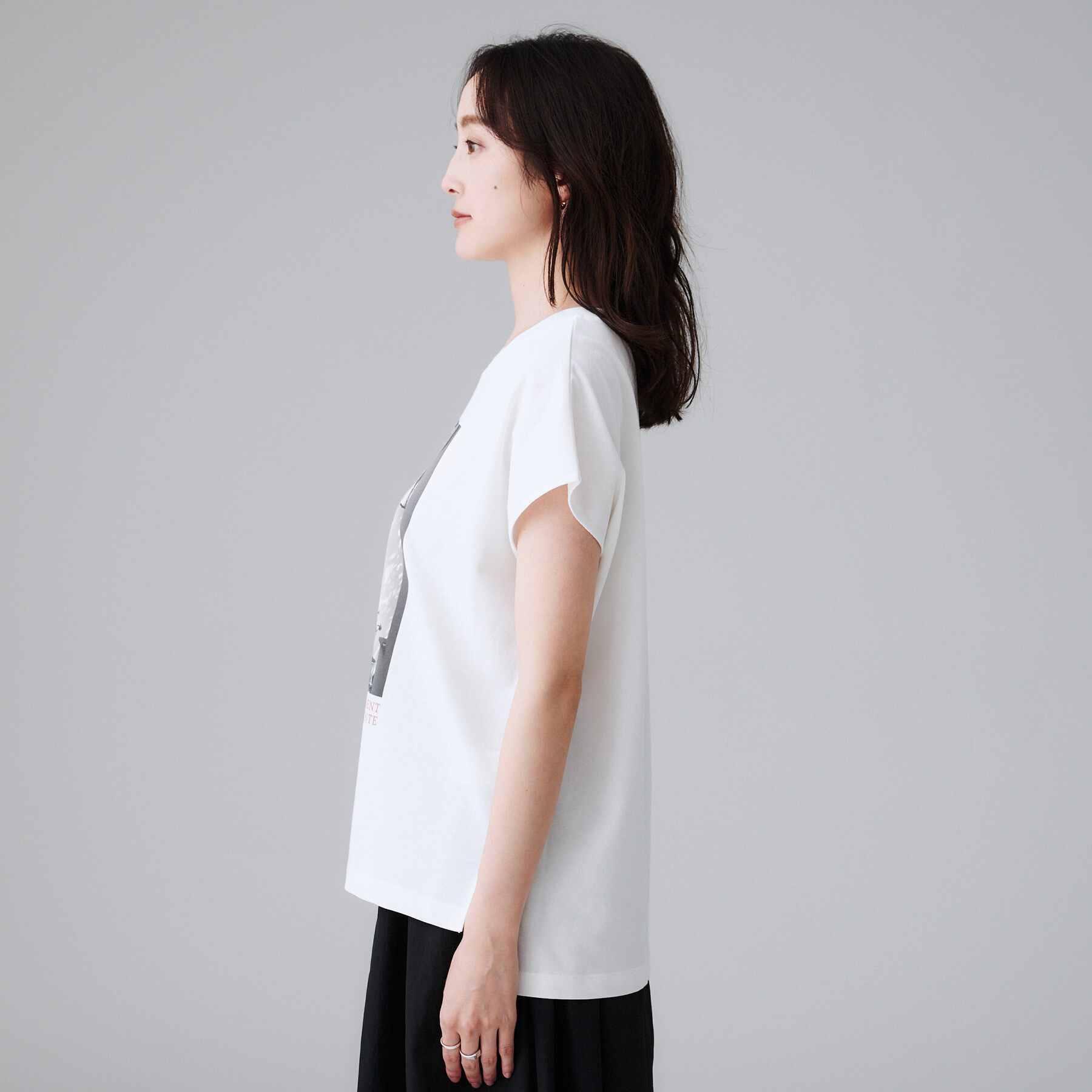 UNTITLED「【コットン100/プリントロゴ】フォトTシャツ」|Tシャツ・カットソー|