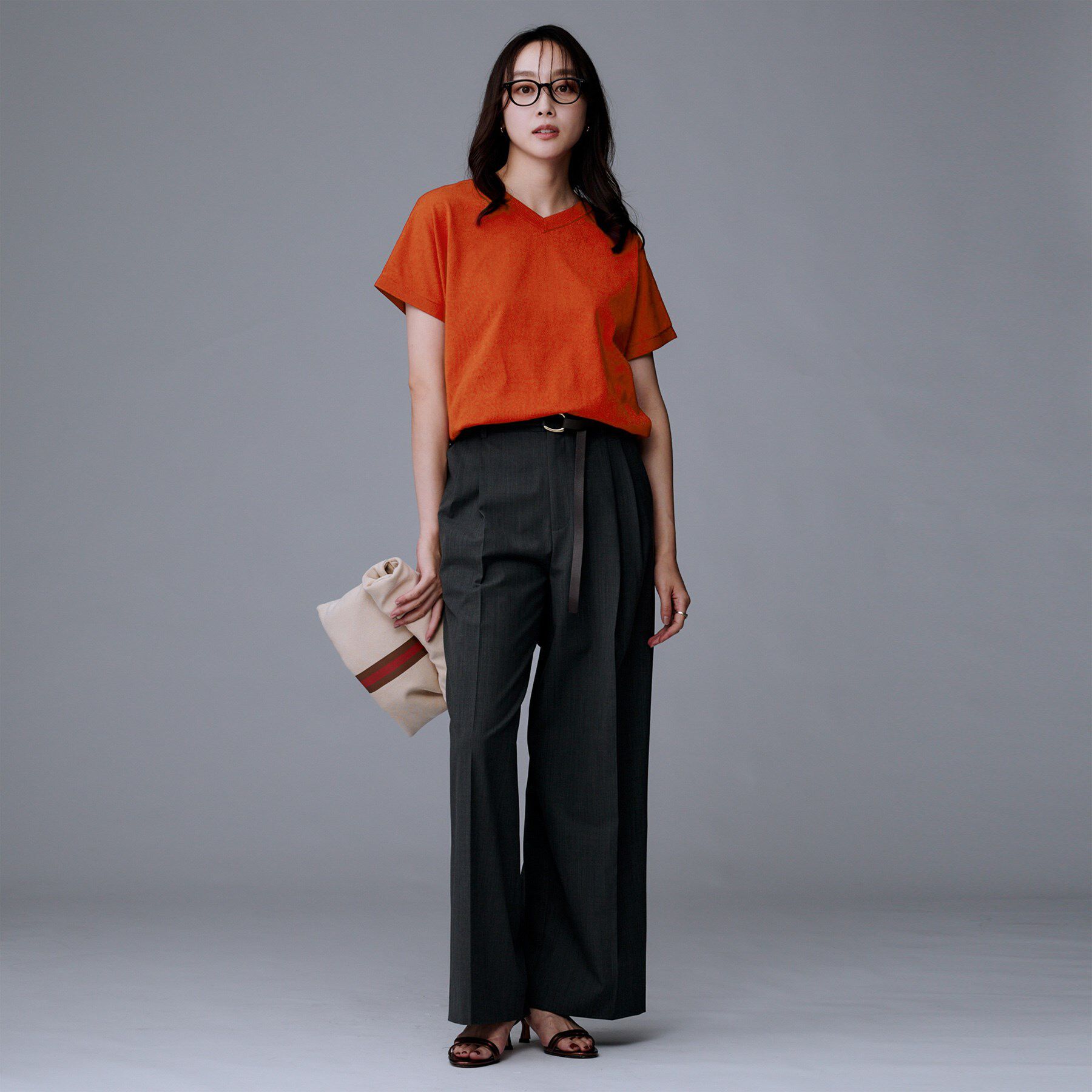 UNTITLED「【洗える/前後2WAY】ネックプルオーバーニット」|ニット・セーター|