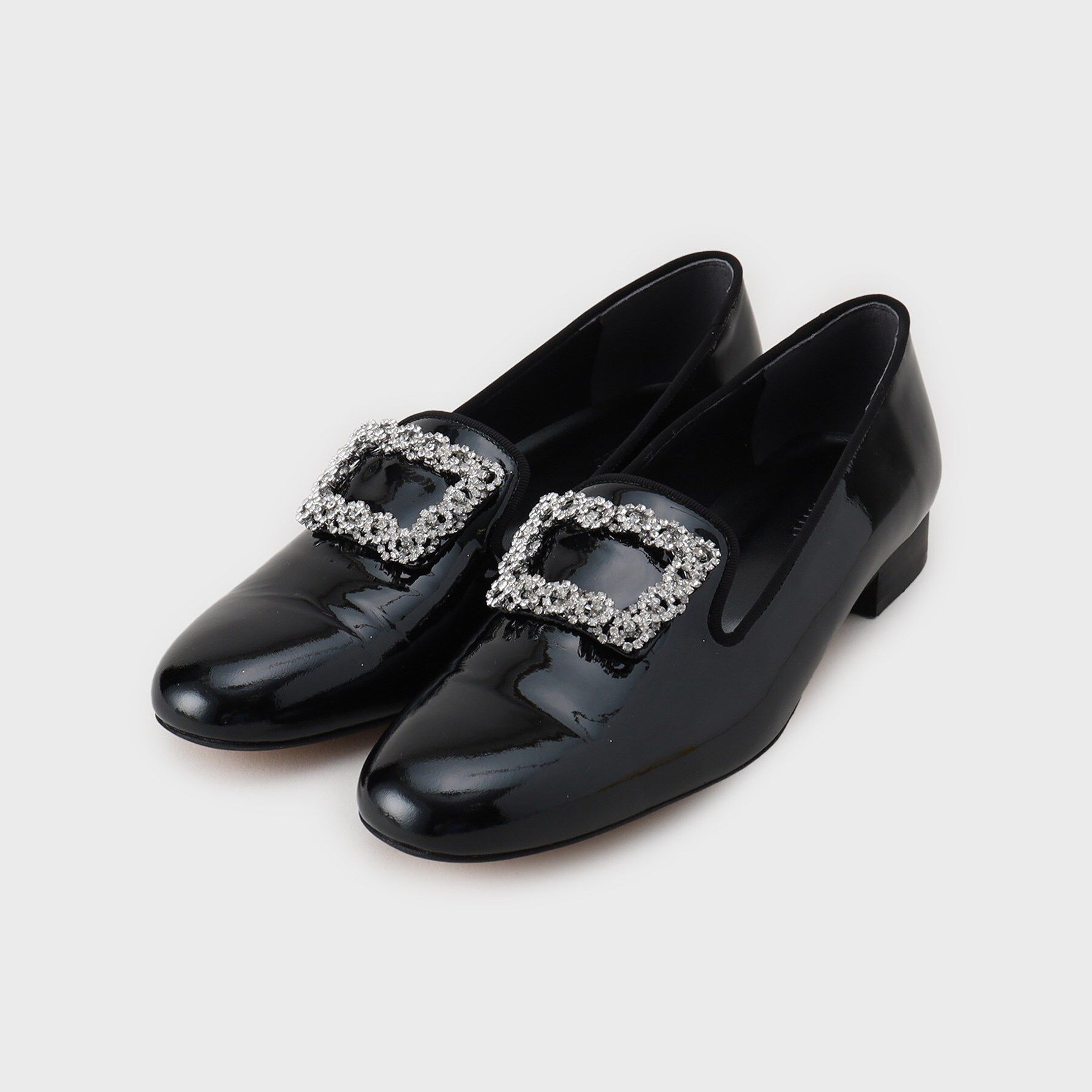 UNTITLED「ビジュー付きオペラシューズ」|パンプス|