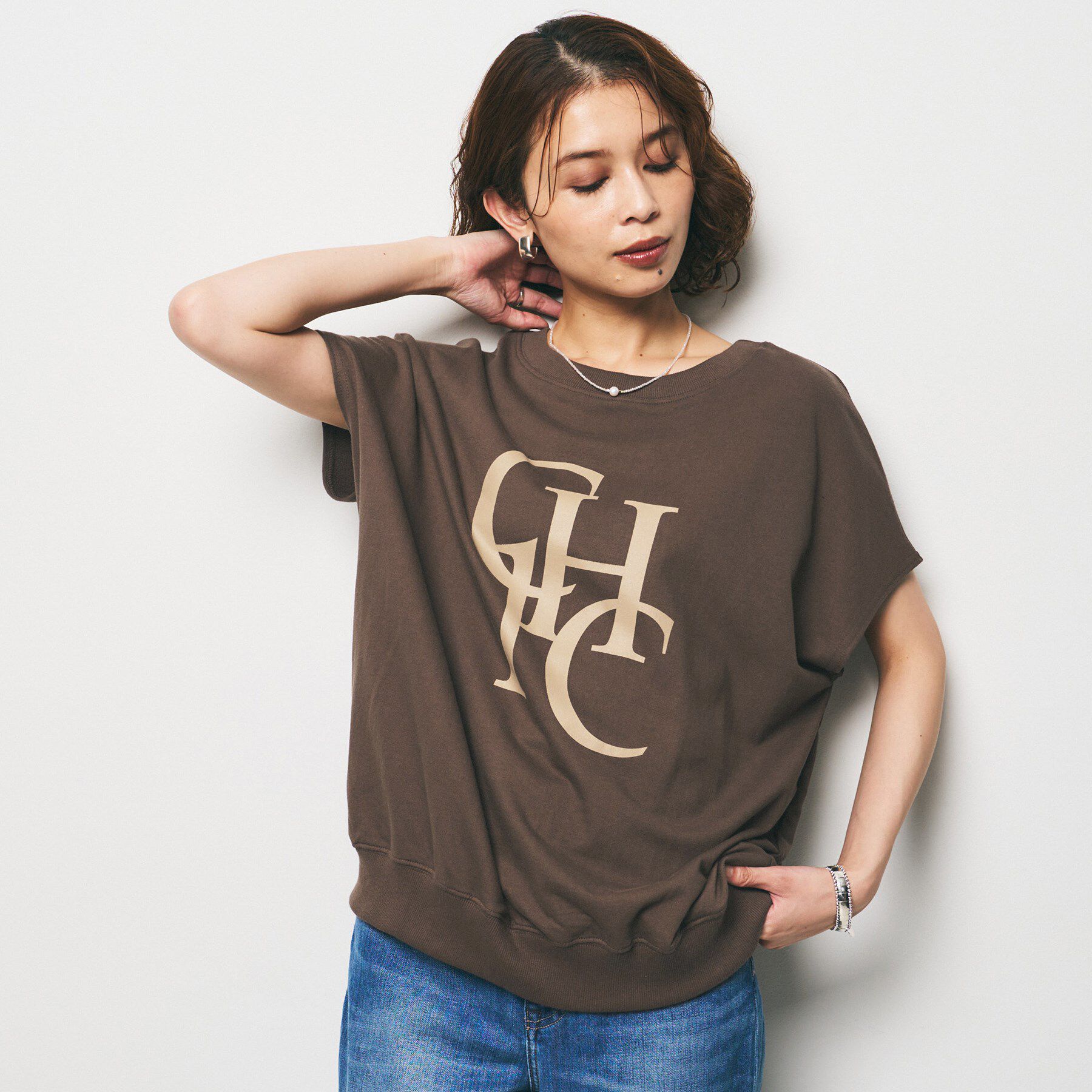 UNTITLED「【CHIGNON】別注 ミニ裏毛フレンチスリーブプルオーバー」|Tシャツ・カットソー|