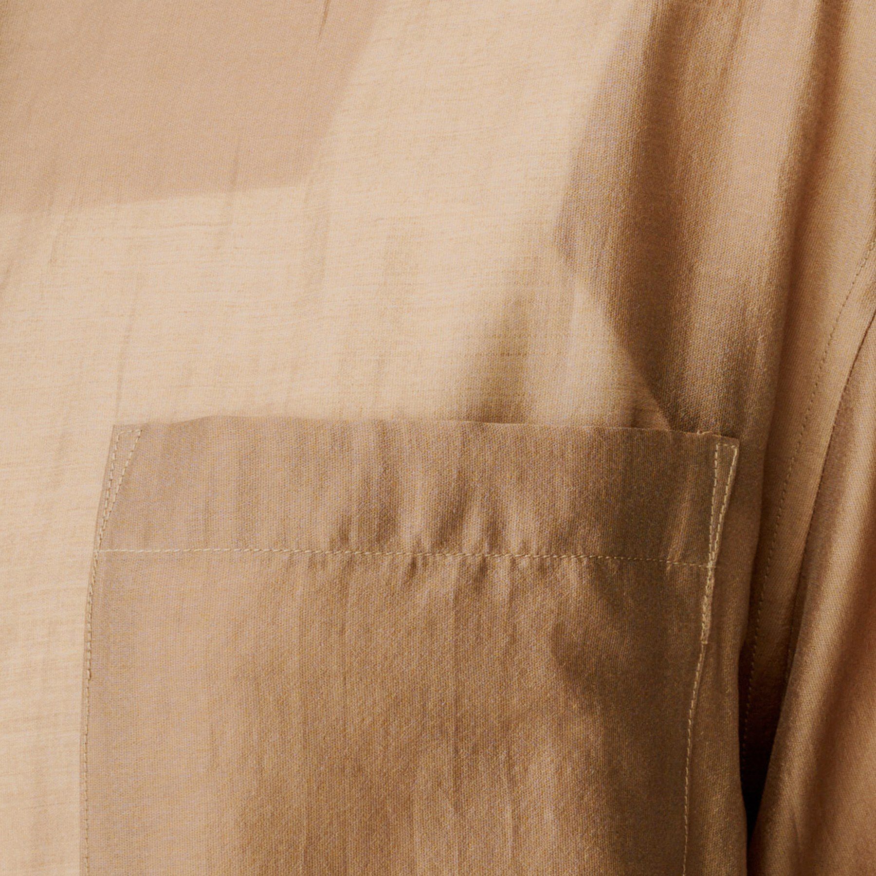 UNTITLED「【ニットと重ね着に/前開きボタン】シアーロングシャツ」|ワンピース|