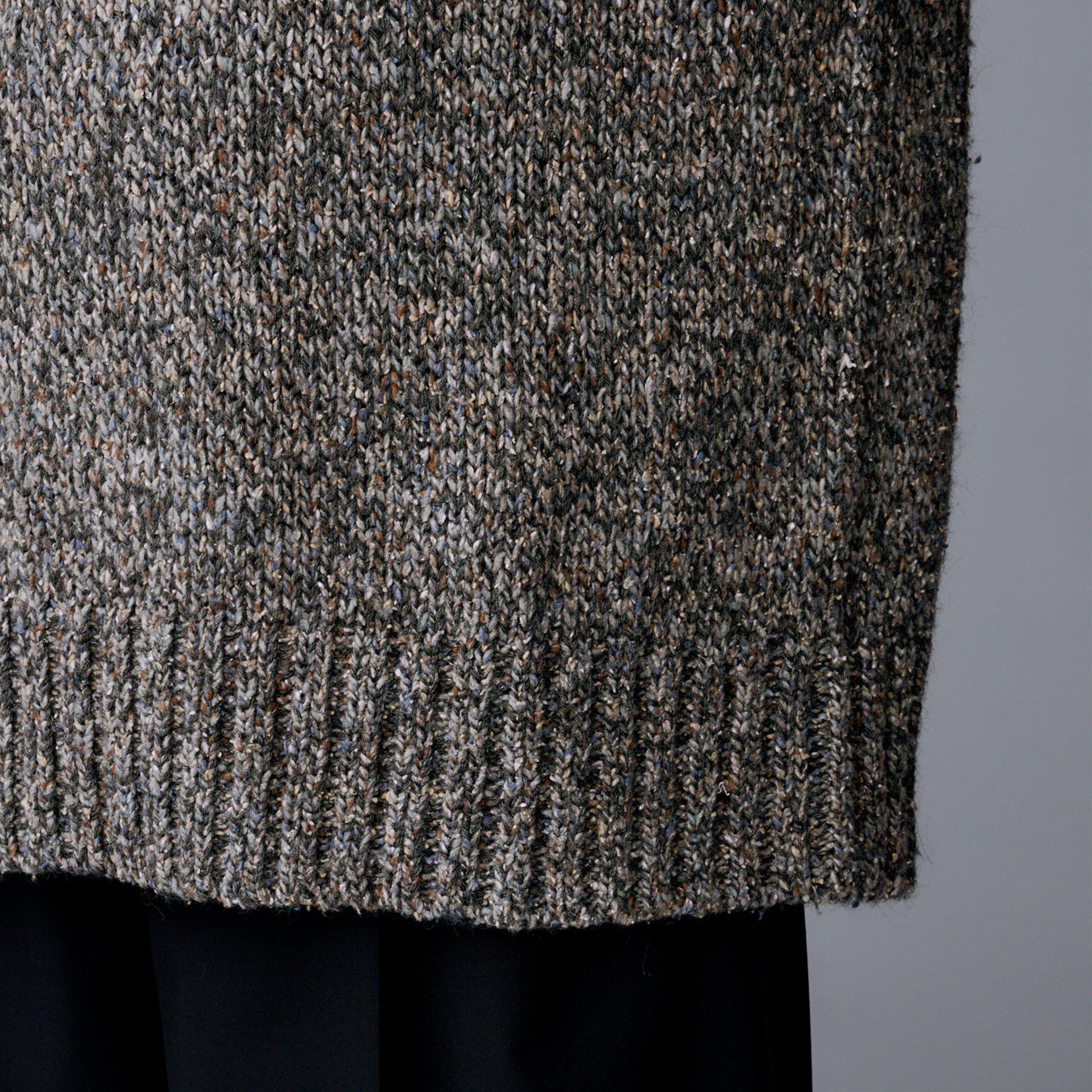 UNTITLED「【ゆったりサイズ】シルクネップ　ボトルネックニット」|ニット・セーター|