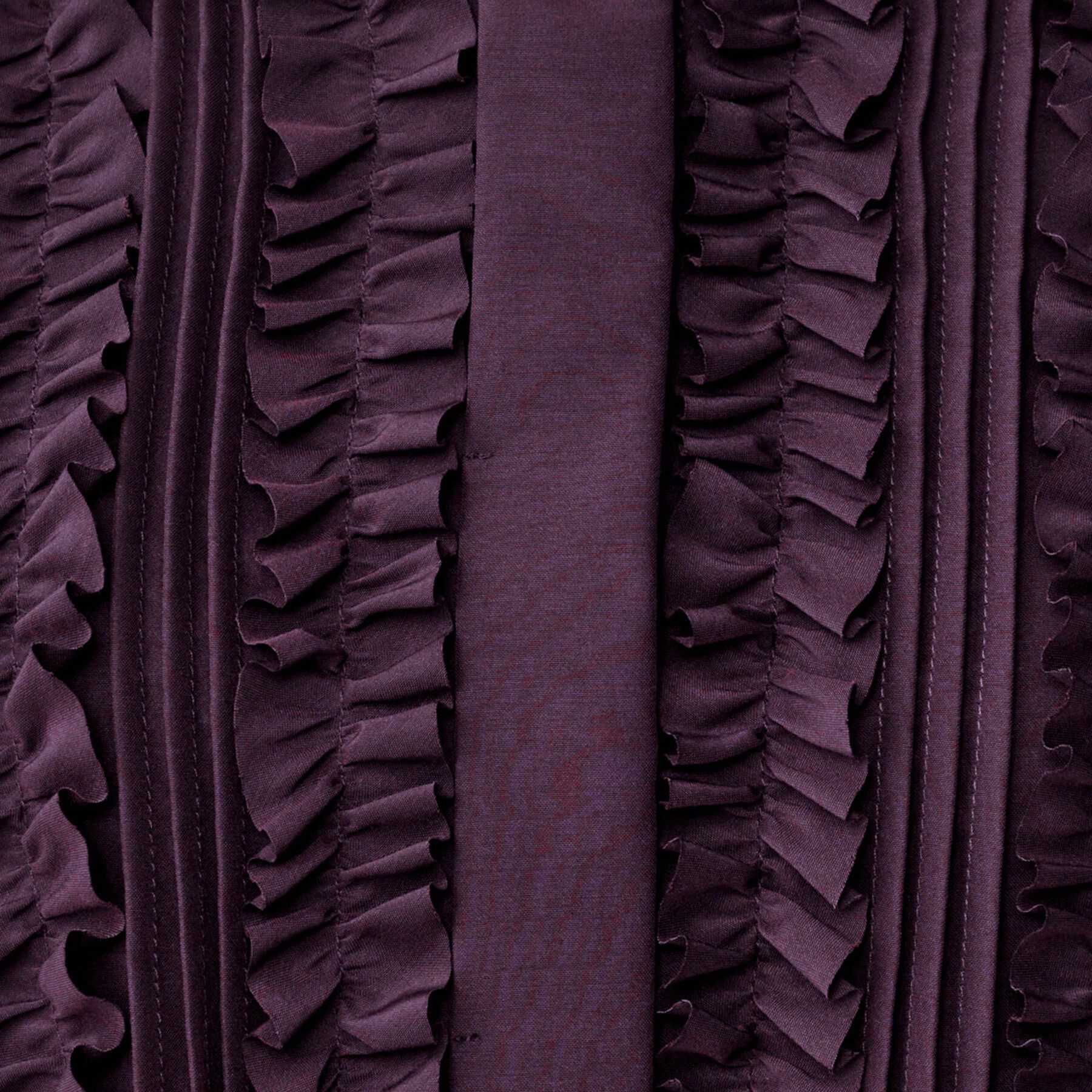 UNTITLED「【1枚で着映え/オンオフ着回し】フリルサテンブラウス」|シャツ・ブラウス|