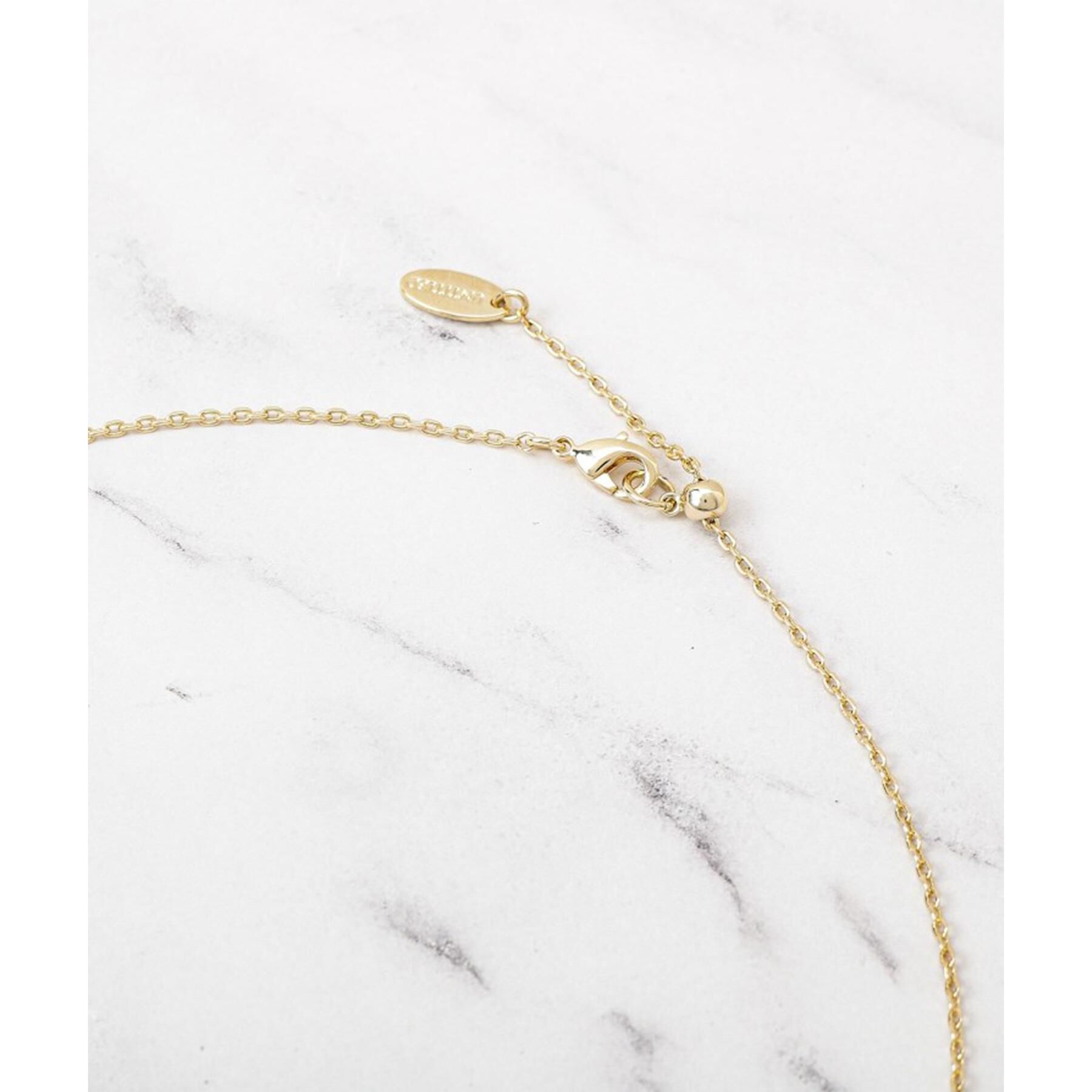 UNTITLED「【ステンレスチェーン】ライトダブルリング ネックレス」|ネックレス|