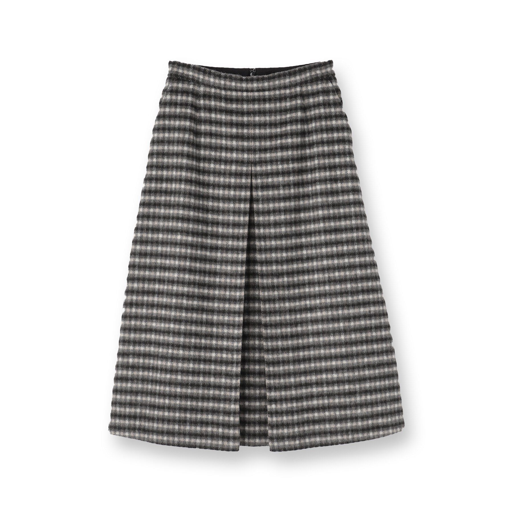 UNTITLED「【ふんわり/タイト見え】シャギーチェックスカート」|スカート|