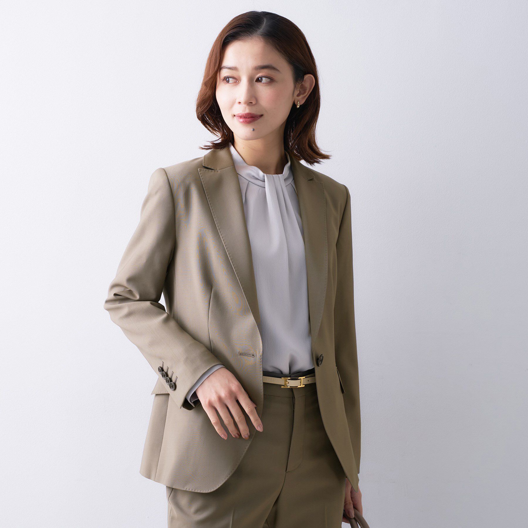 UNTITLED「【仕事着/スーツ】プレミアムテーラードジャケット」|テーラードジャケット|