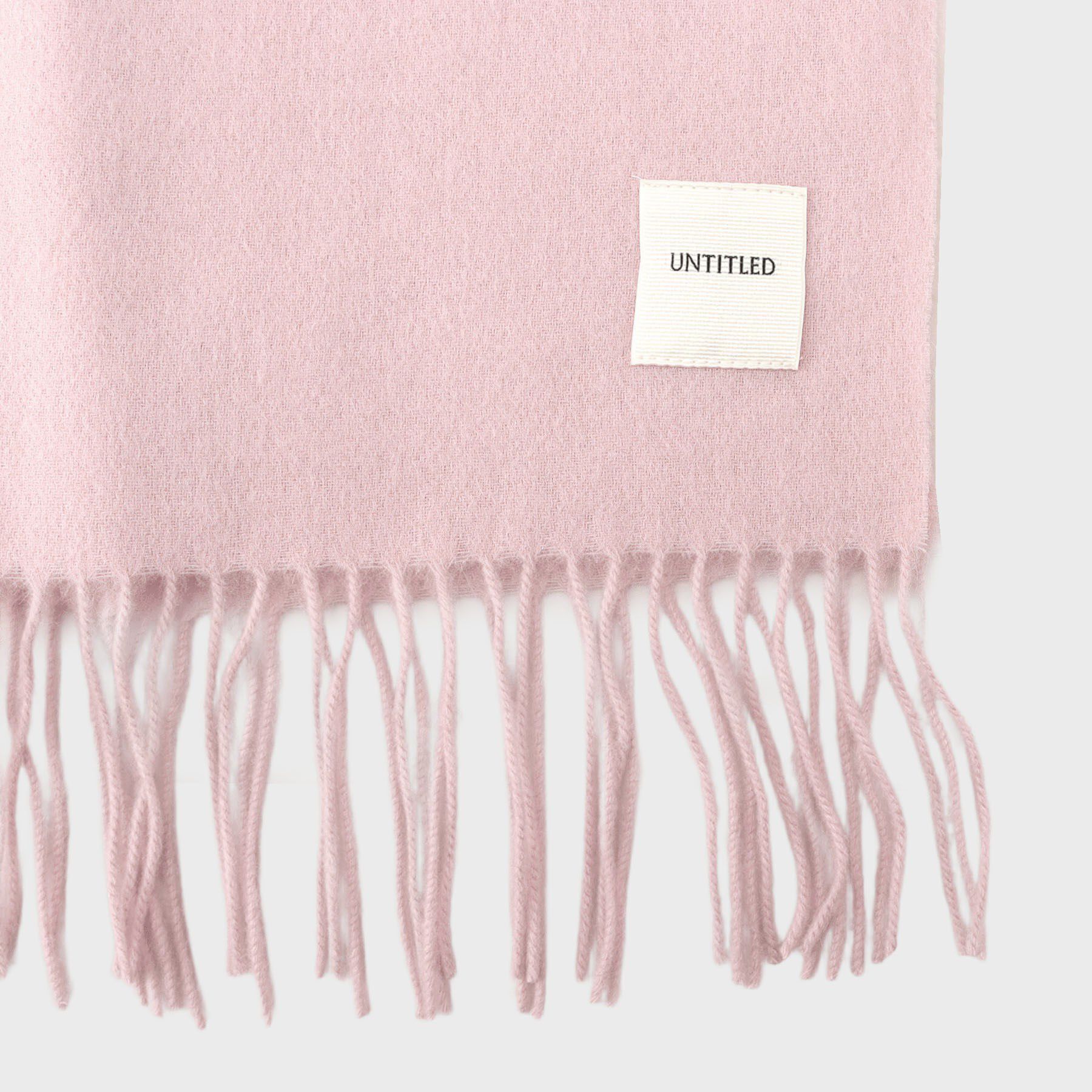 UNTITLED「【ウォッシャブル】ウールカシミヤストール」|ストール|