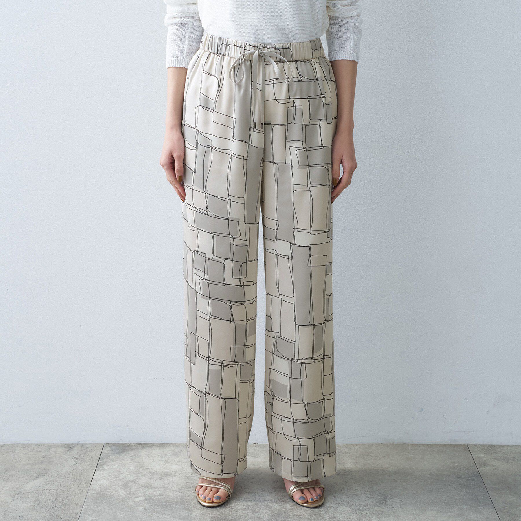 UNTITLED「ブロッキングプリントパンツ」|その他|