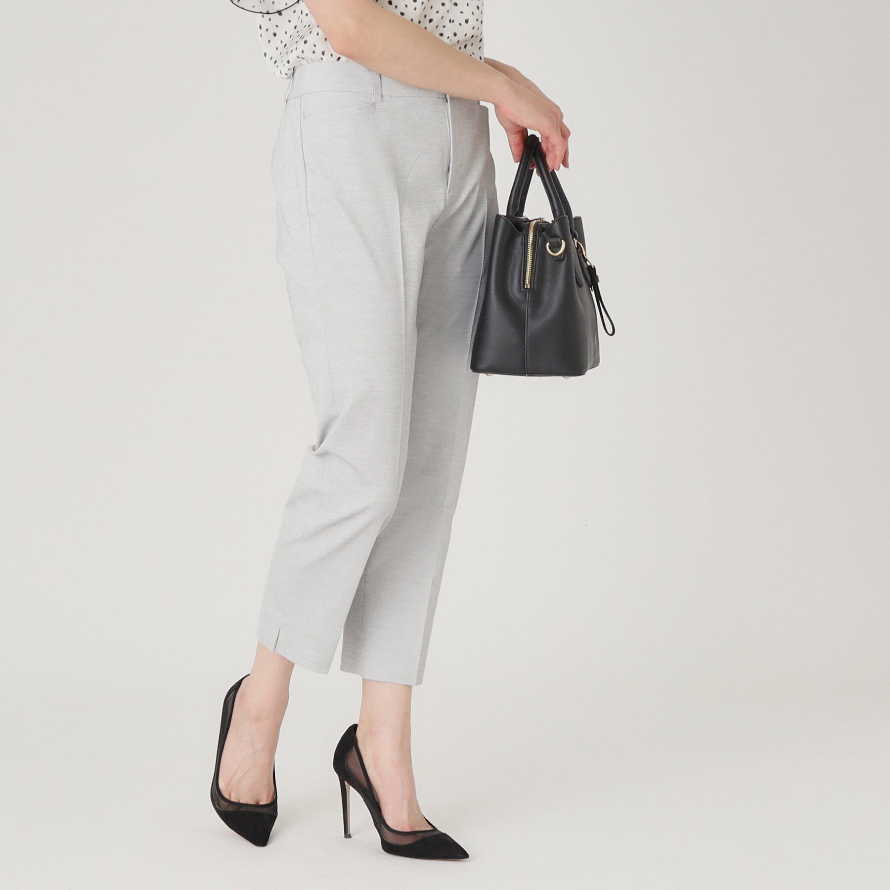 COUP DE CHANCE「【洗える】テーパードパンツ」|その他|グレー(612)