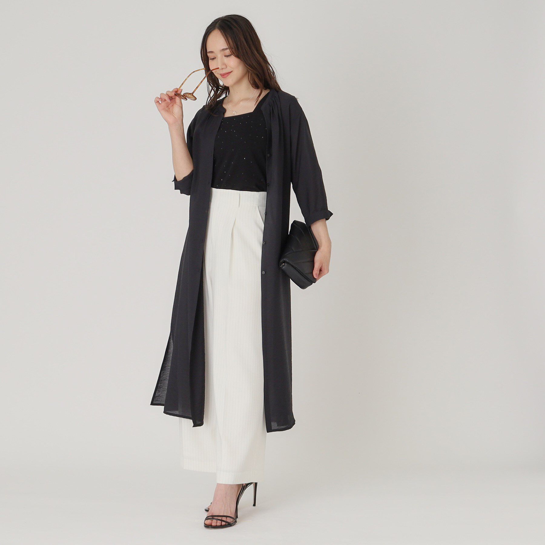 COUP DE CHANCE「【洗える】ロングブラウス」|シャツ・ブラウス|