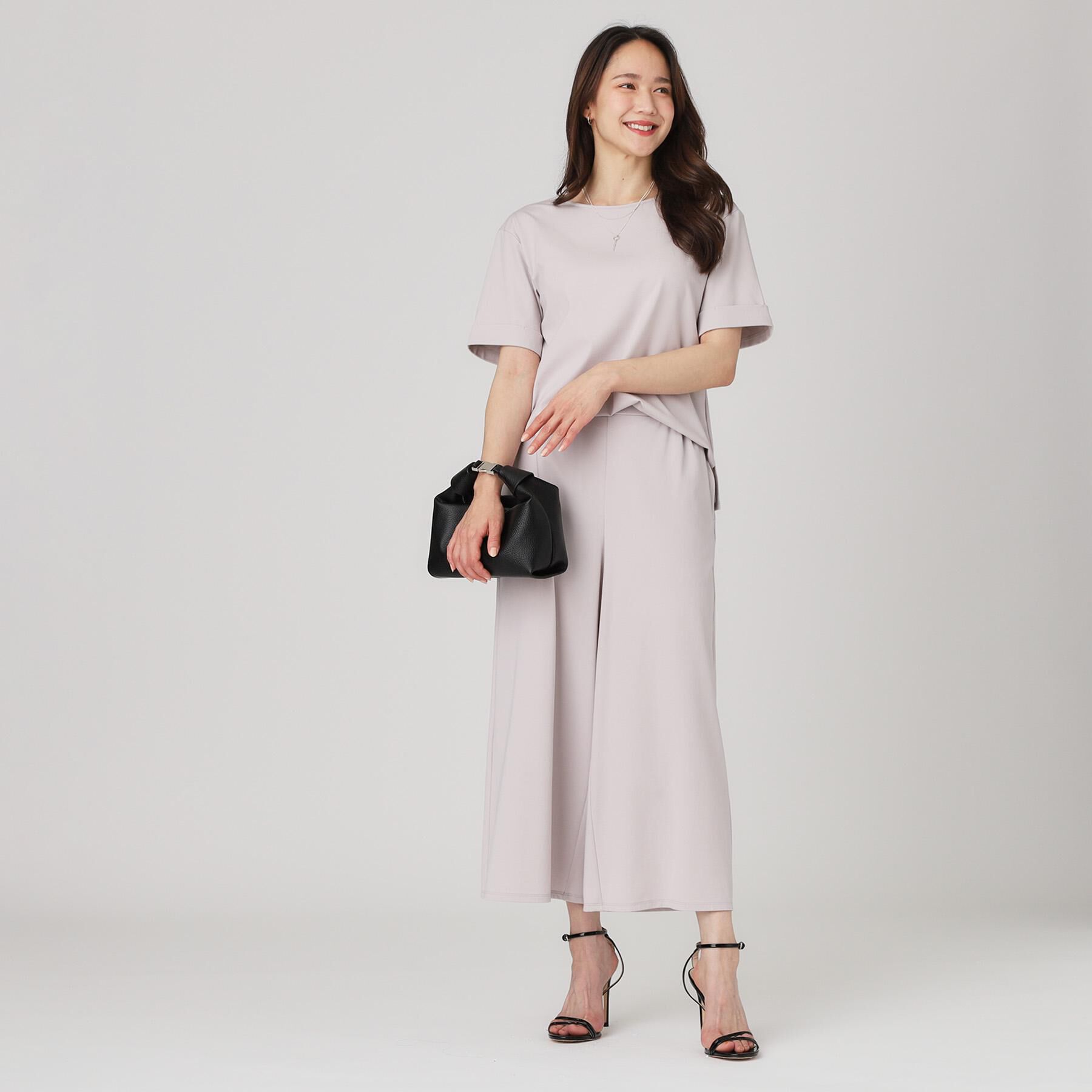 COUP DE CHANCE「【手洗い可／ウエストゴム】ジャージワイドパンツ」|その他|