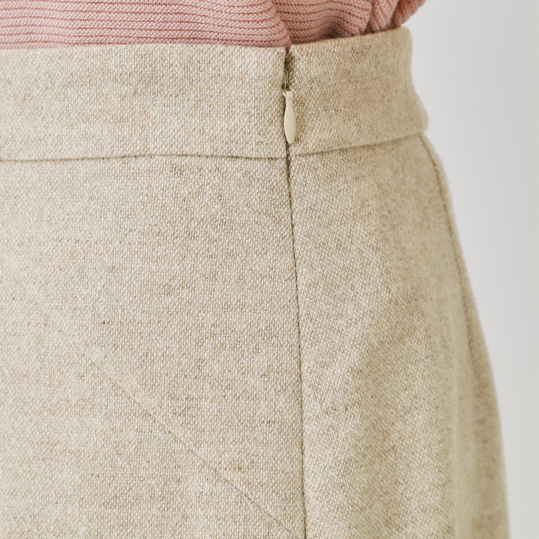 COUP DE CHANCE「【日本製】ラメ混ツイードフレアースカート」|スカート|