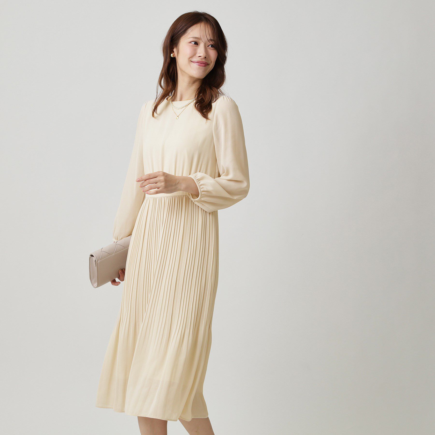COUP DE CHANCE「【洗える/セレモニー】プリーツワンピース」|ワンピース|