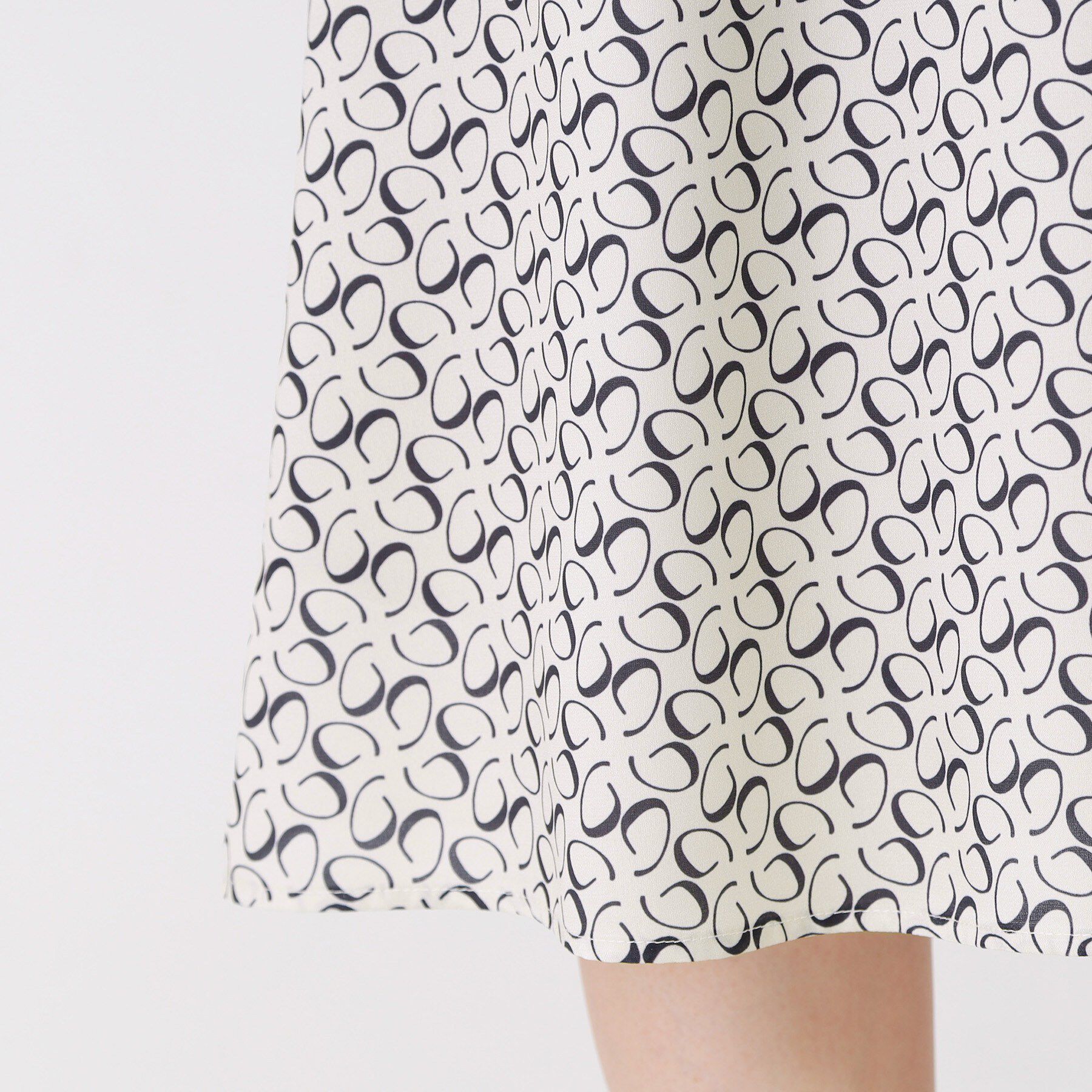 COUP DE CHANCE「【手洗い可】幾何柄プリントワンピース」|ワンピース|