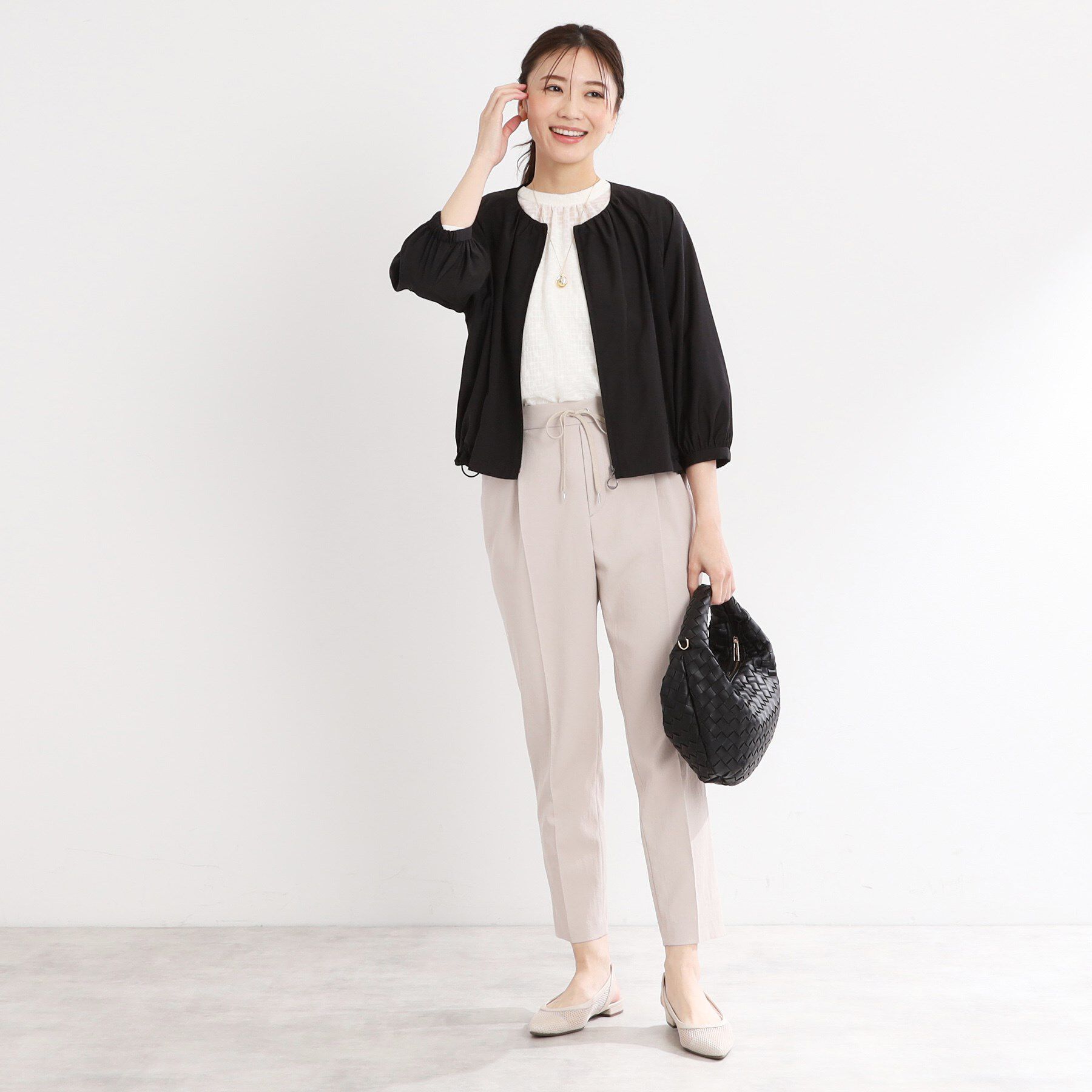 Reflect「【撥水／洗える／セットアップ可】エアリージップアップブルゾン」|ブルゾン・スタジャン|