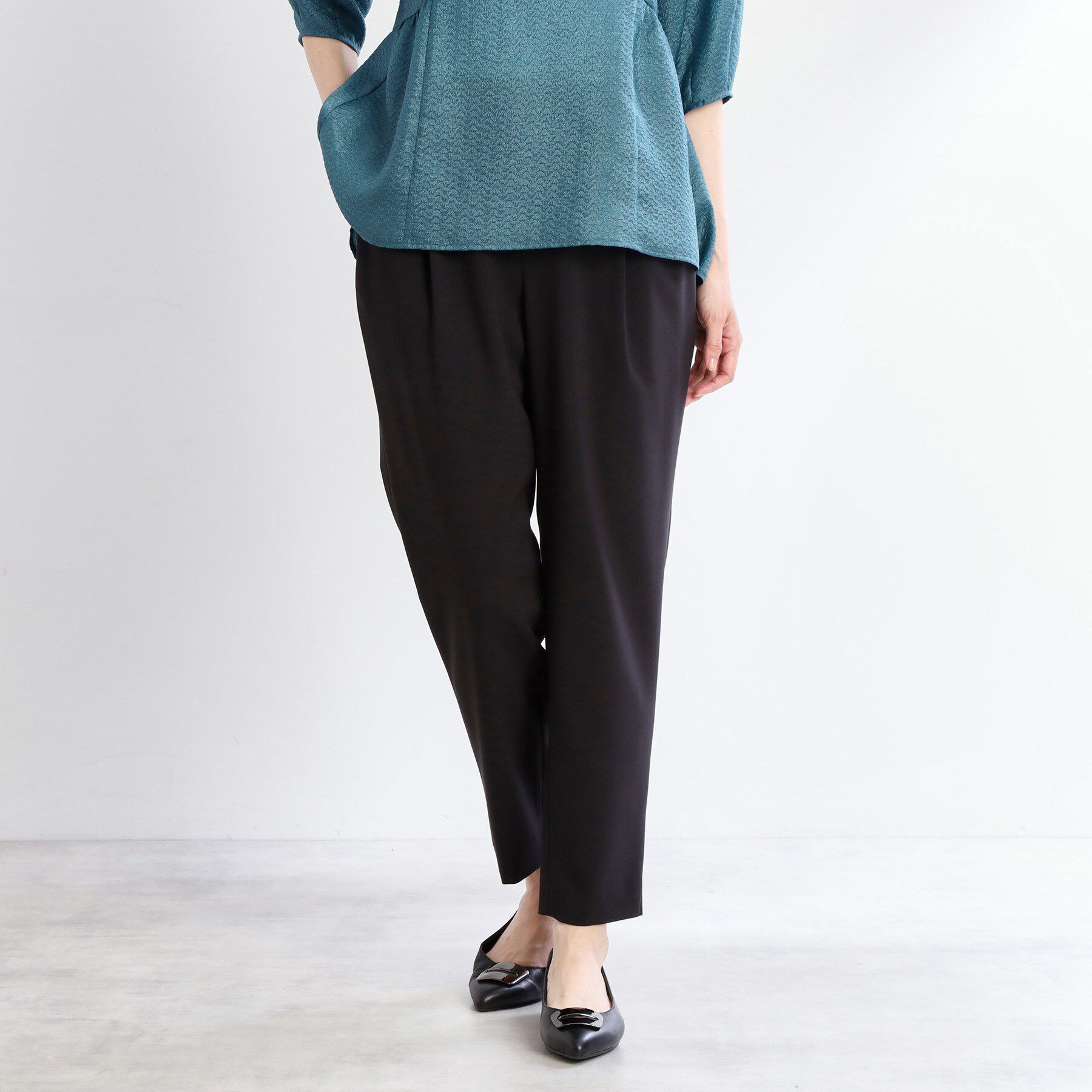 Reflect「【マシンウォッシュ可／ウエストゴム仕様】キレイめリラクシーパンツ」|その他|