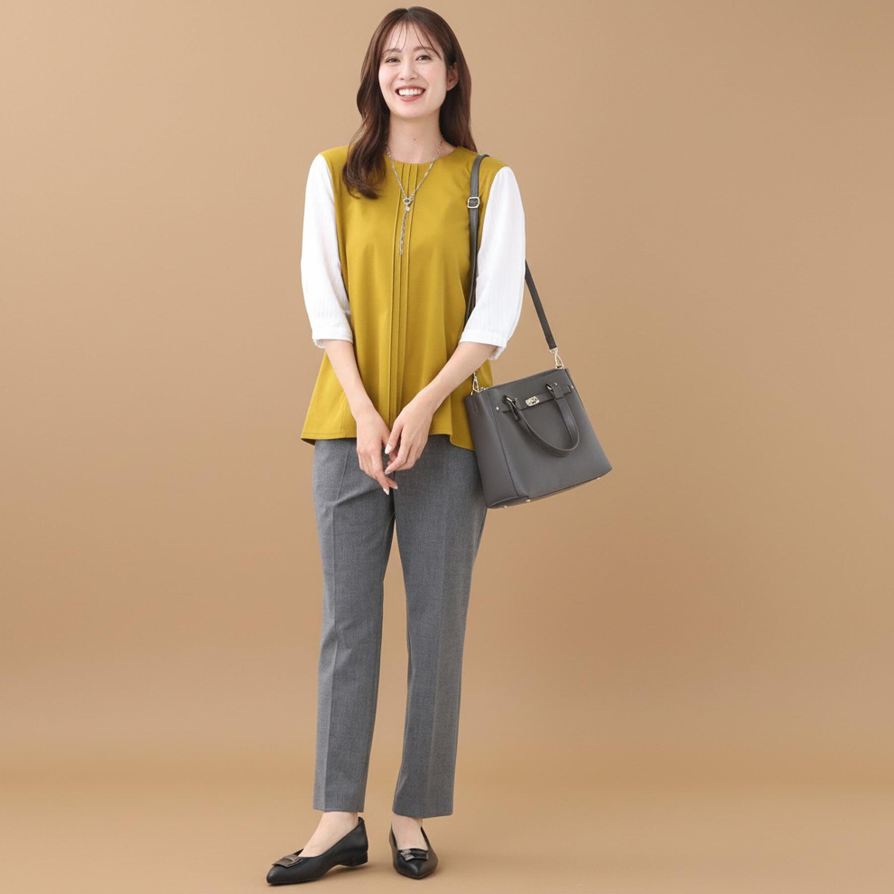 Reflect「【アウターを着てもすっきり／体型カバー／腰周りが気にならない】長め丈プルオーバージャージ」|Tシャツ・カットソー|