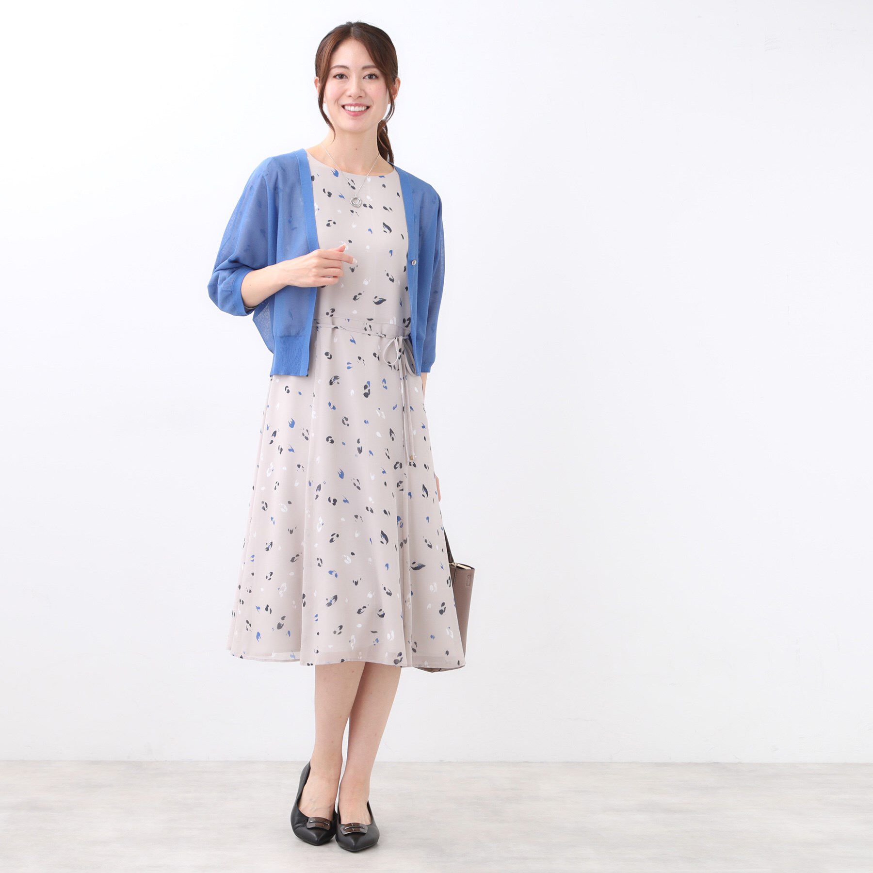 Reflect「【手洗い可】ボレロ風シアーカーディガン」|カーディガン|