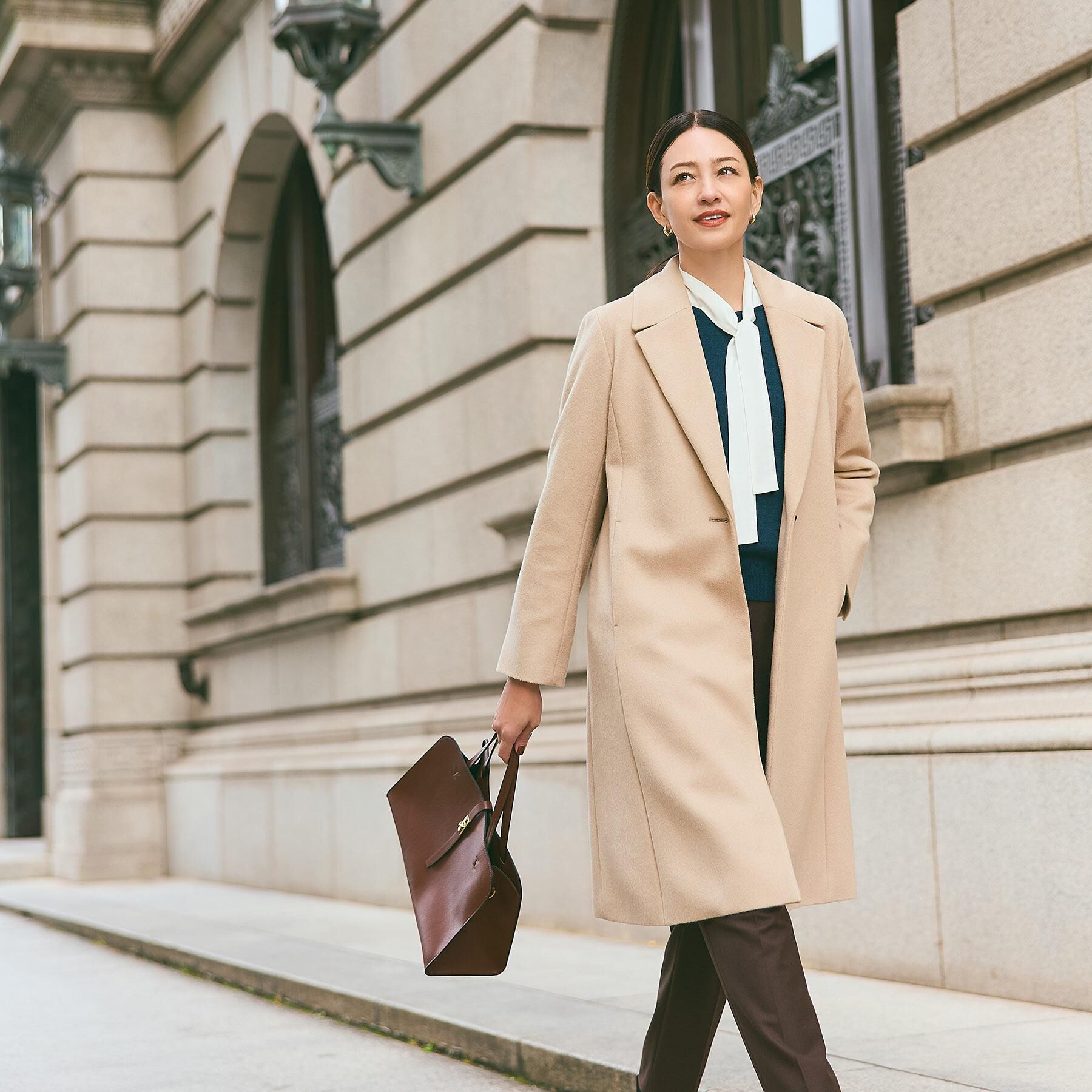 Reflect「【選べる8色／スカートにもパンツにも◎】ウール混ボートネックニット」|ニット・セーター|